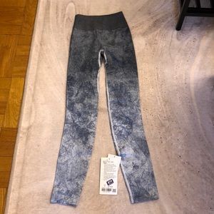 High waisted “acid wash” Lululemon leggings